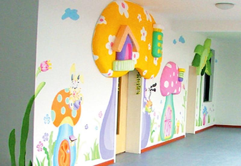 儿童房墙绘讲究 墙绘图片选择有阶段